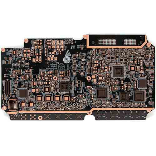 Automotive communication second-order HDI board